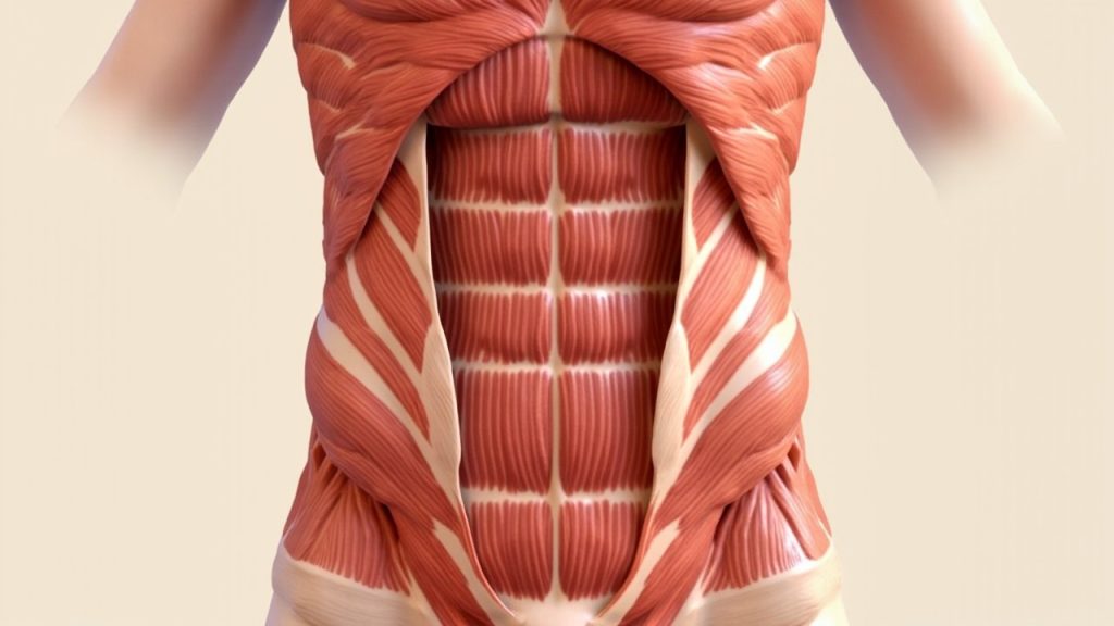 آناتومی عضلات شکم برای سیکس پک