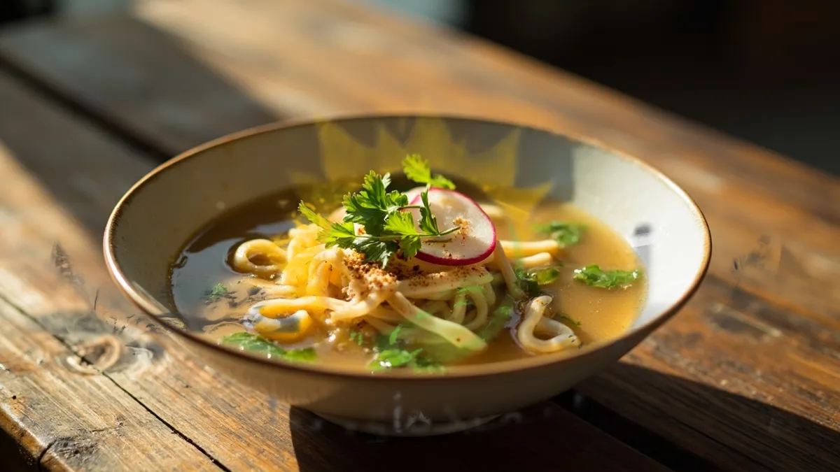 آش رشته رژیمی و سالم