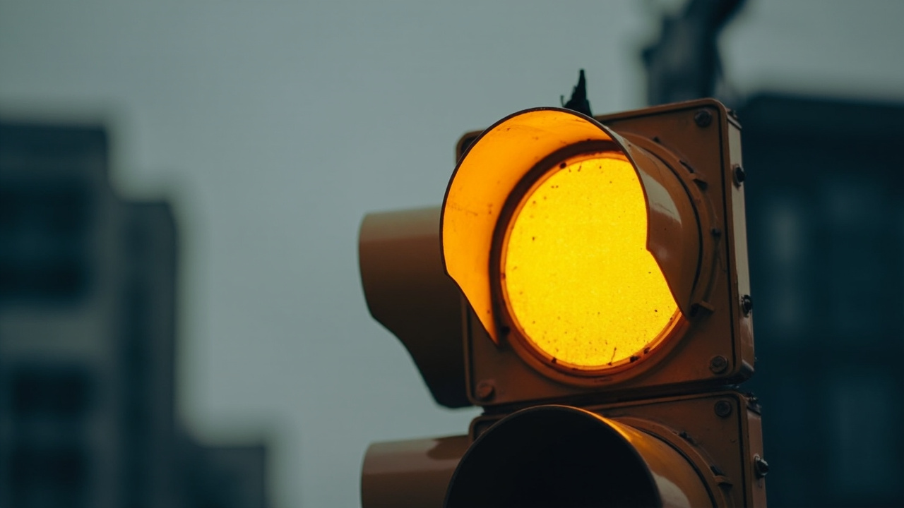 چراغ راهنمایی احتیاط