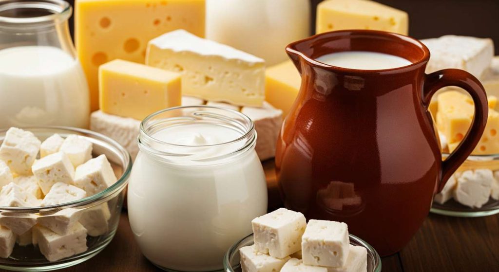 لبنیات پرچرب برای چاقی صورت