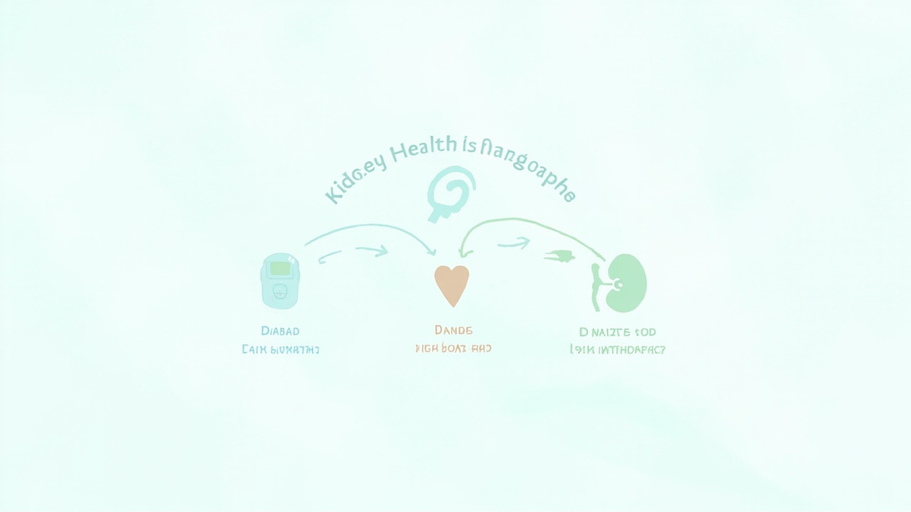 کنترل دیابت و فشار خون برای سلامت کلیه