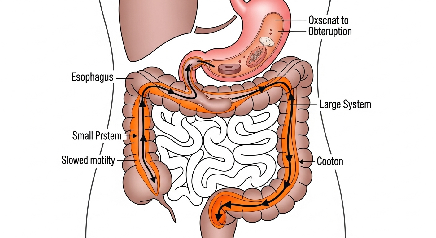 آناتومی دستگاه گوارش و علت یبوست آناتومی دستگاه گوارش و علت یبوست