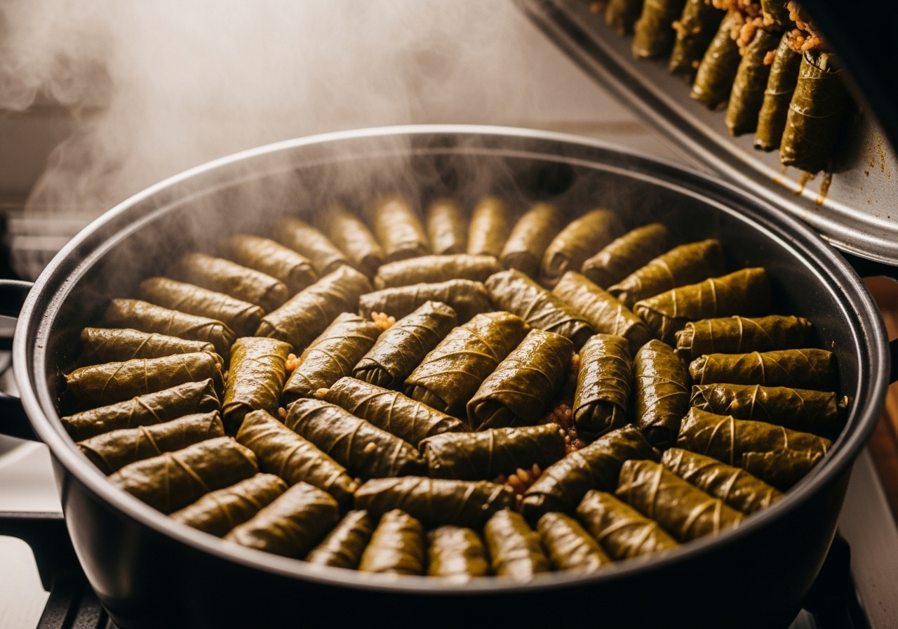 پخت دلمه در قابلمه