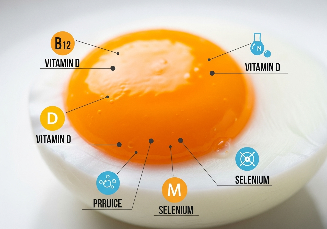 ارزش غذایی کامل تخم مرغ