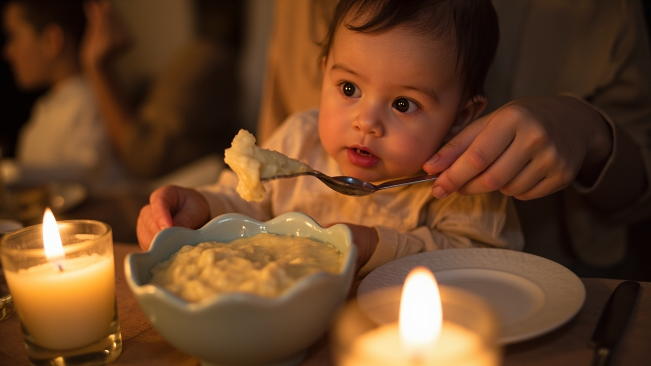 فرنی برای نوزاد و افطار