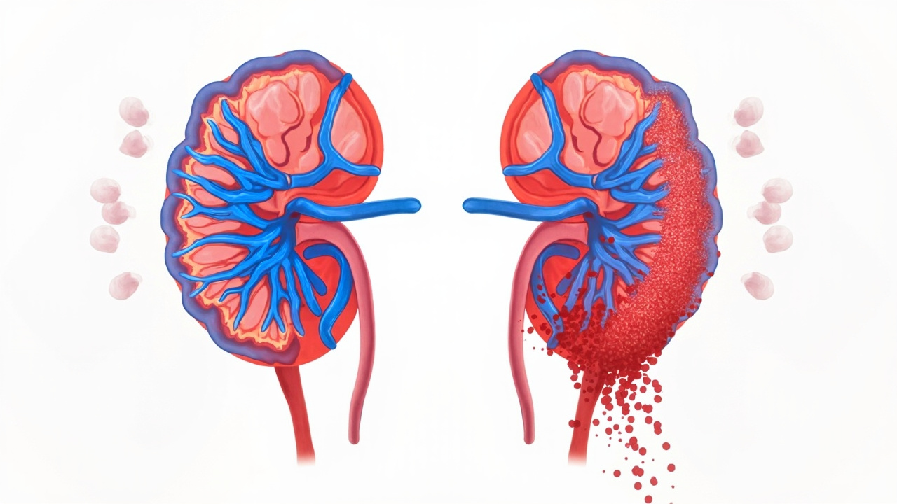 عملکرد گلومرول و نشت پروتئین در کلیه