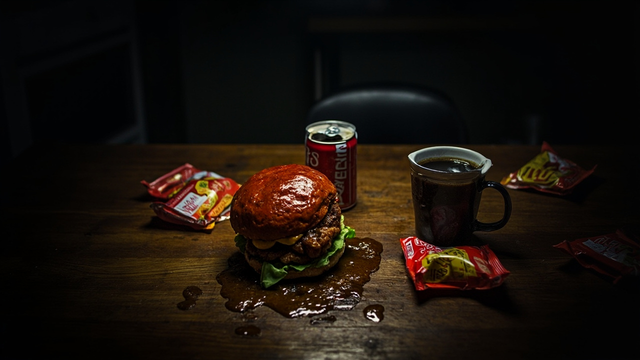 غذاهای مضر برای میکروب معده: فست فود، نوشابه، قهوه، غذای تند