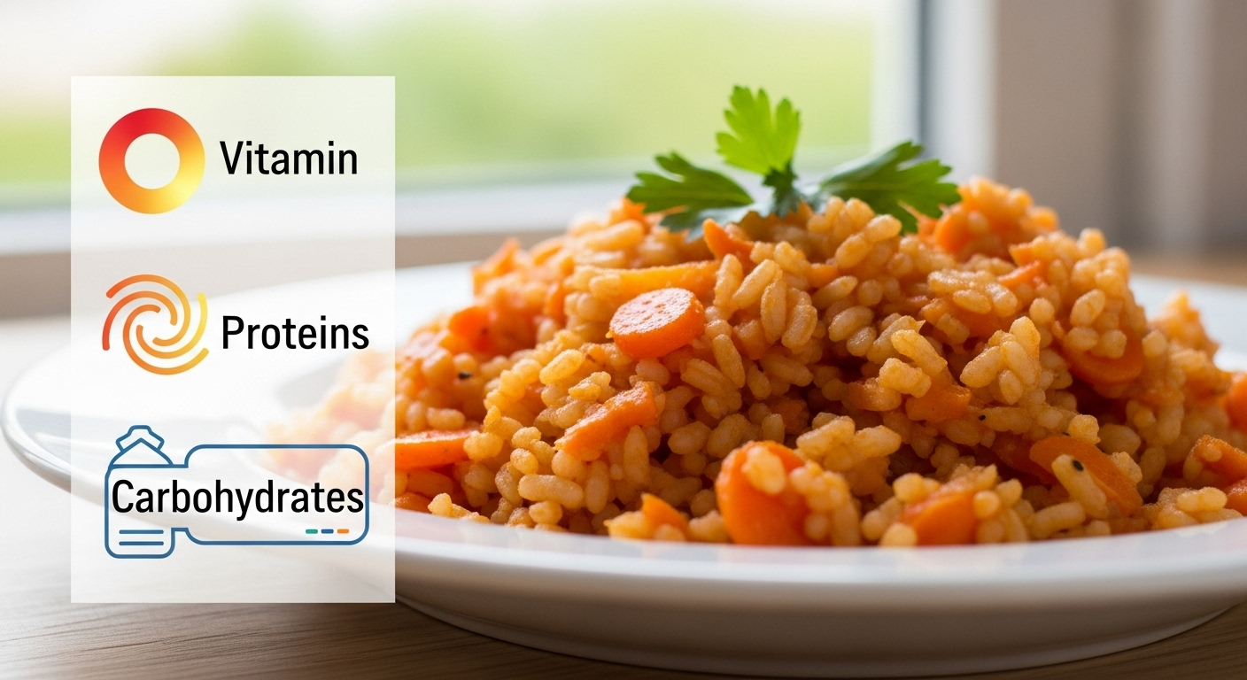 کالری هویج پلو