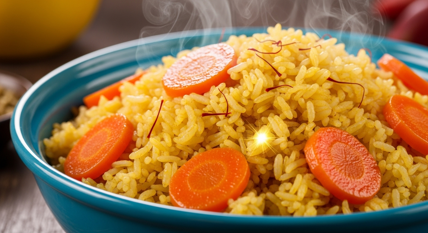 فوت و فن هویج پلو