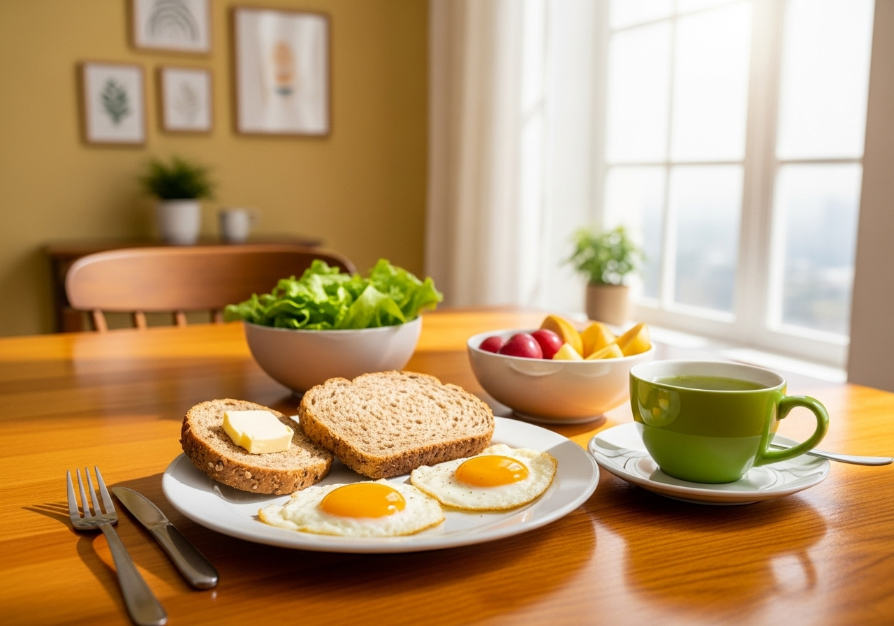 صبحانه سالم و بالانس شده