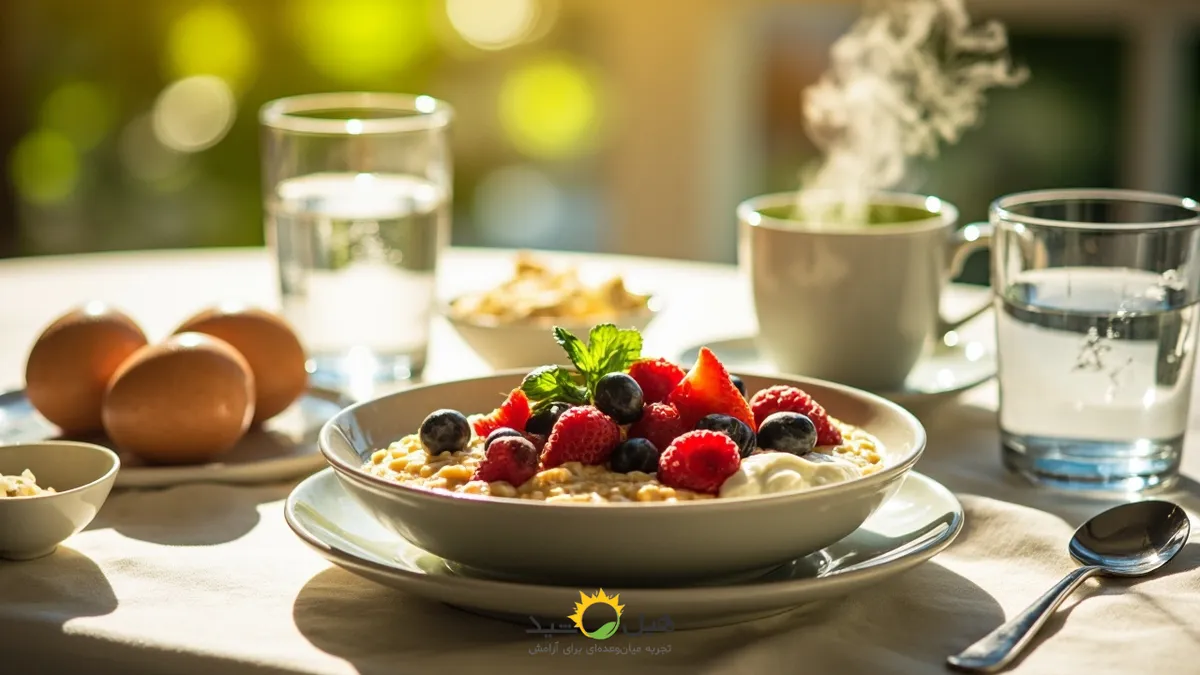 بهترین صبحانه برای کبد چرب با غلات کامل و پروتئین