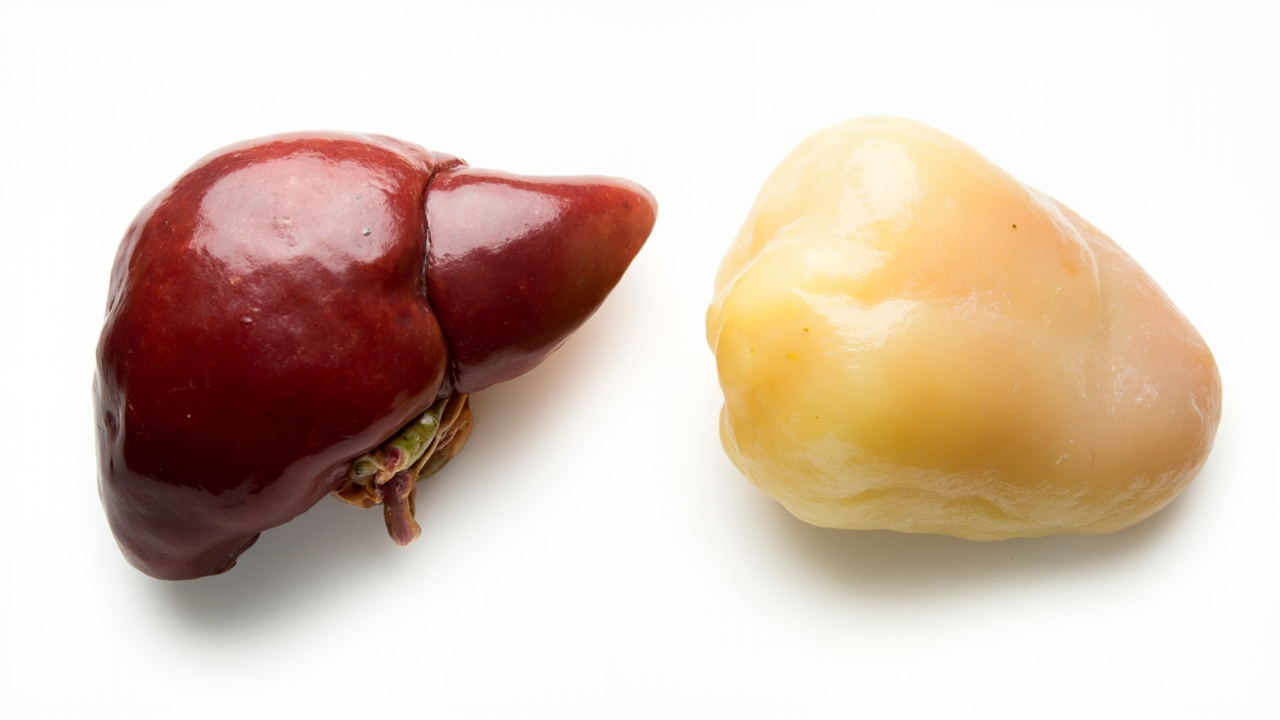 تفاوت کبد سالم و کبد چرب