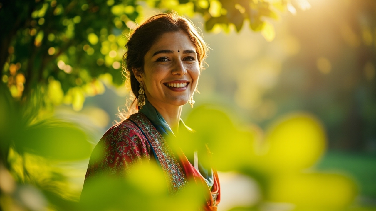 زن ایرانی با انرژی و شاداب در حال پیاده روی به دلیل فواید رژیم فستینگ