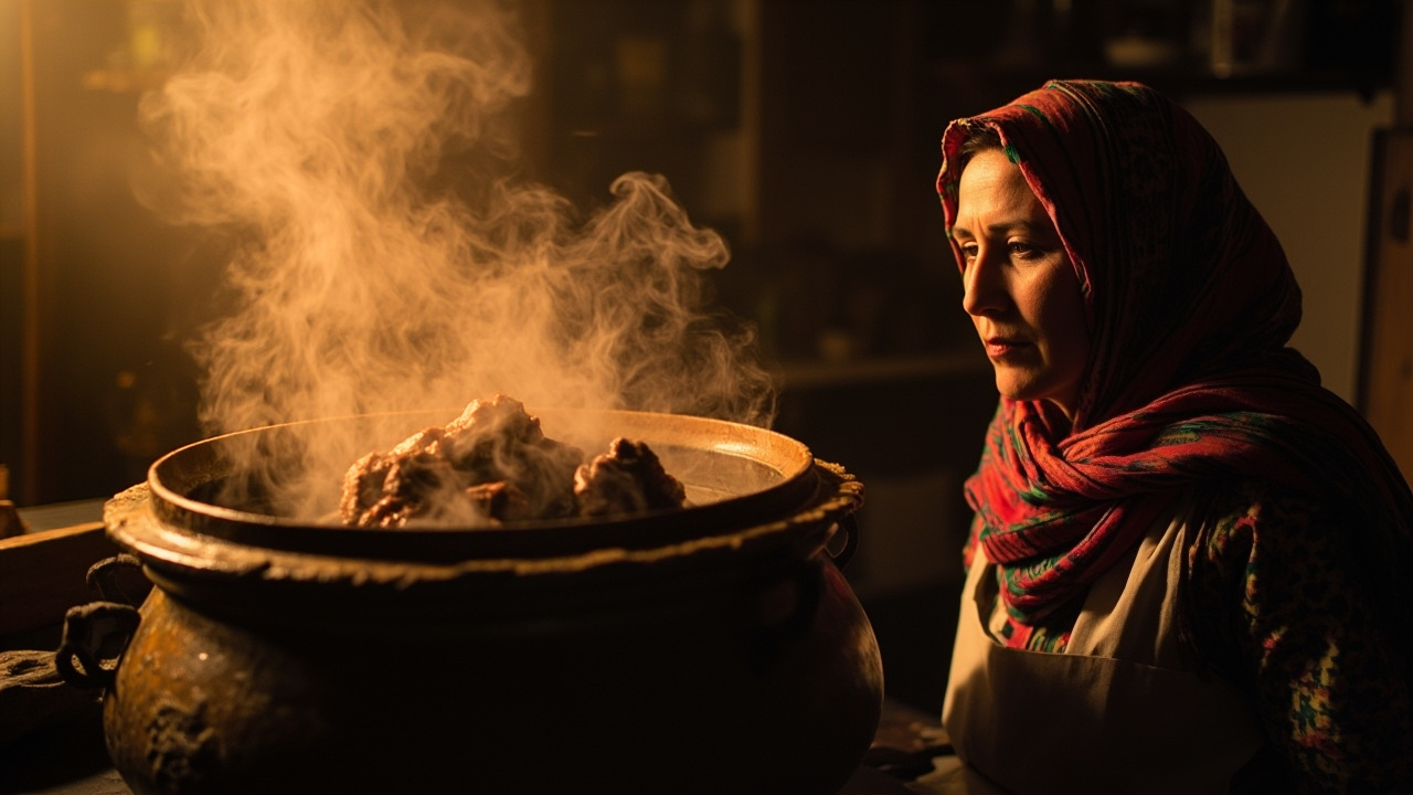 پخت آرام کله پاچه