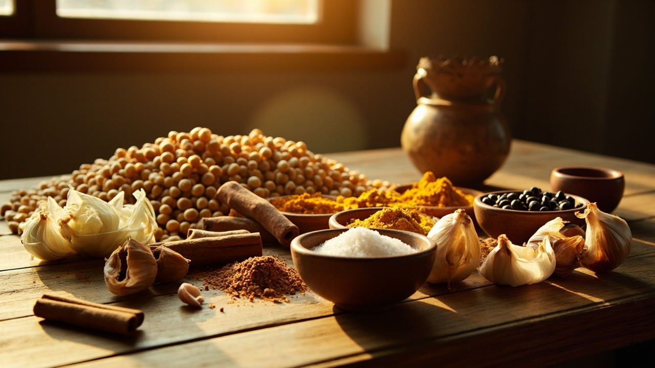 ادویه و مواد لازم کله پاچه