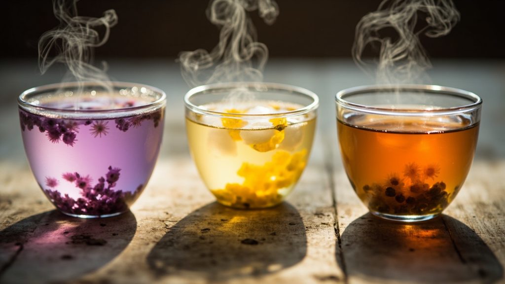 مقایسه اسطوخودوس با بابونه و سنبل‌الطیب