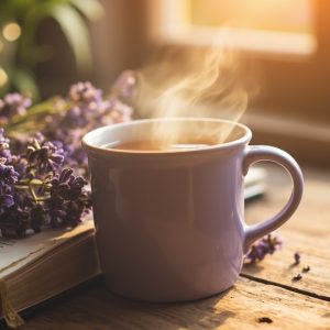 دمنوش اسطوخودوس آرامش‌بخش و گل‌های خشک اسطوخودوس