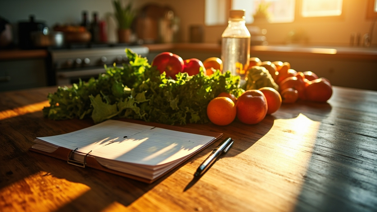 آماده‌سازی مواد غذایی سالم و برنامه‌ریزی برای شروع رژیم فستینگ