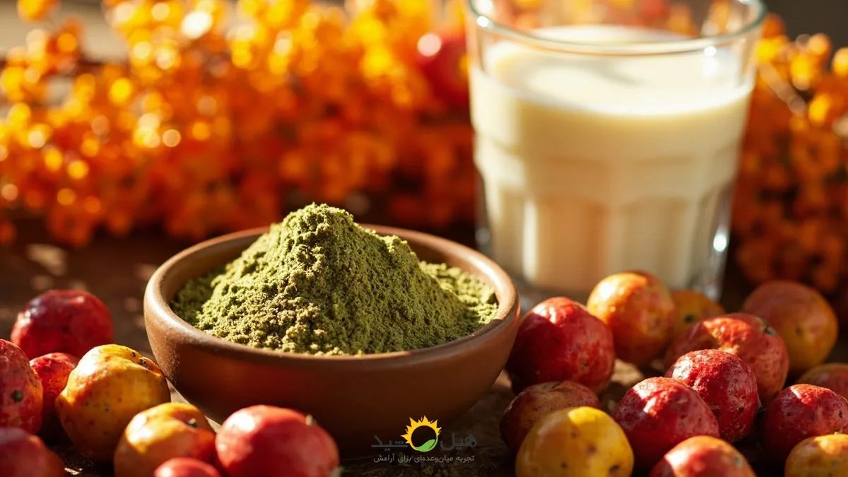 نحوه مصرف سنجد، پودر سنجد، بهترین زمان مصرف سنجد