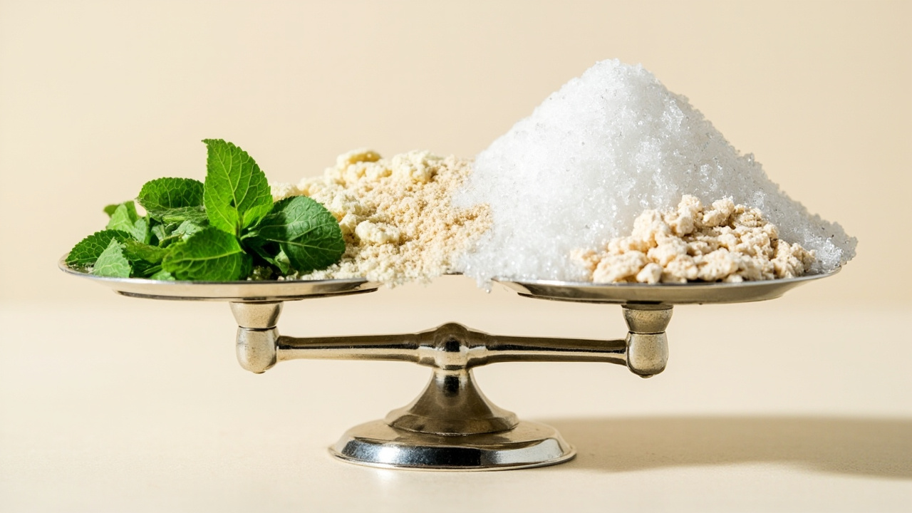 مقایسه استویا با سایر شیرین کننده ها