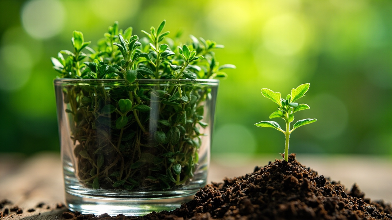 زعتر و جوانه زدن