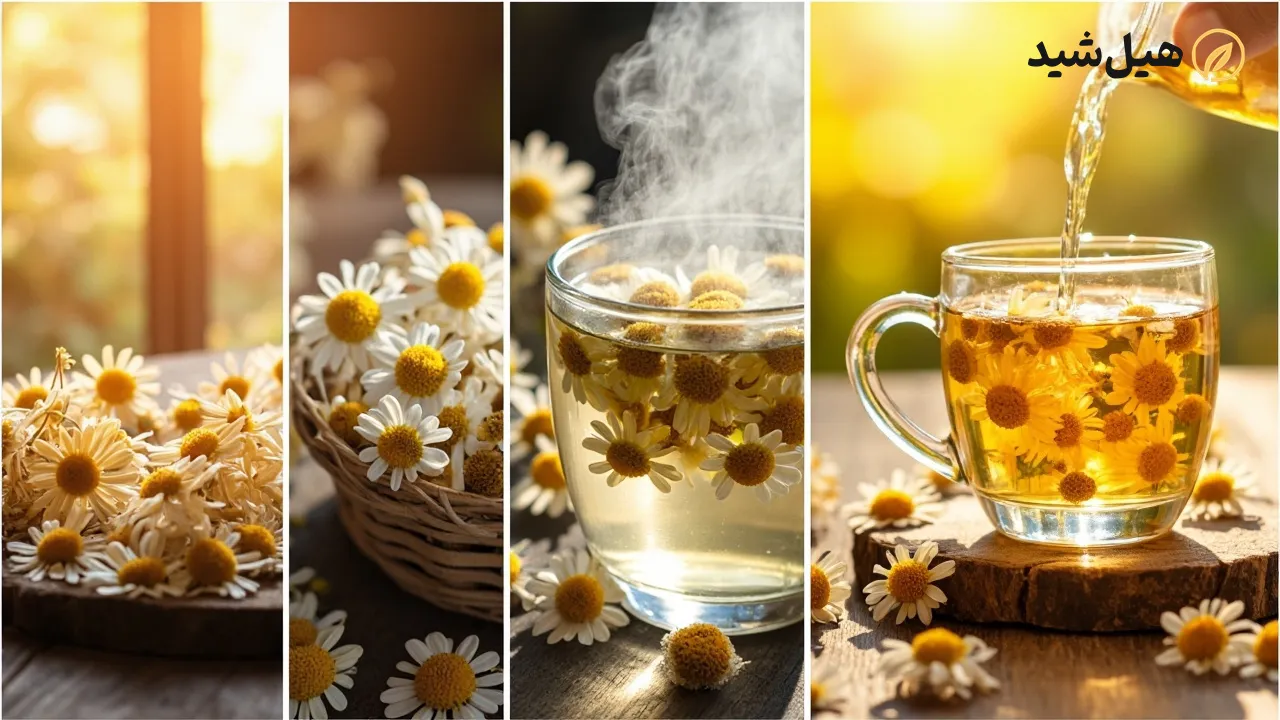 طرز تهیه دمنوش بابونه