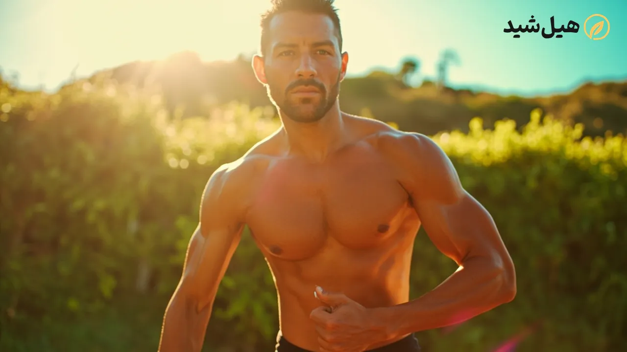 تصویر سیکس پک و تناسب اندام