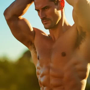 مرد یا زن با سیکس پک برجسته در حال انجام تمرینات شکم