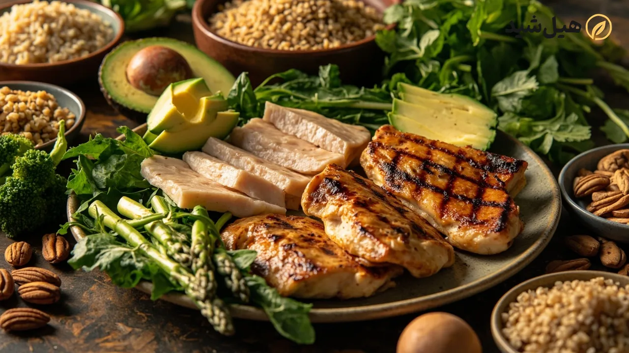 رژیم غذایی سالم برای سیکس پک