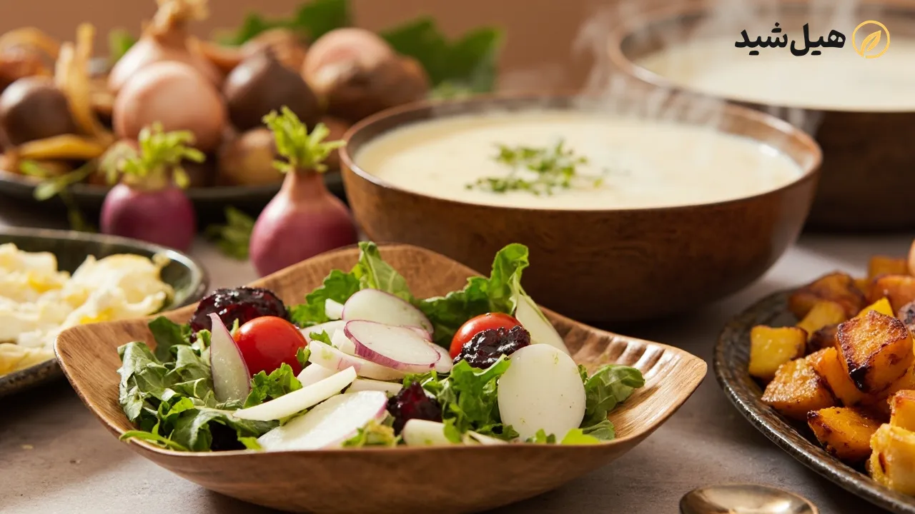 طرز تهیه و مصرف شلغم