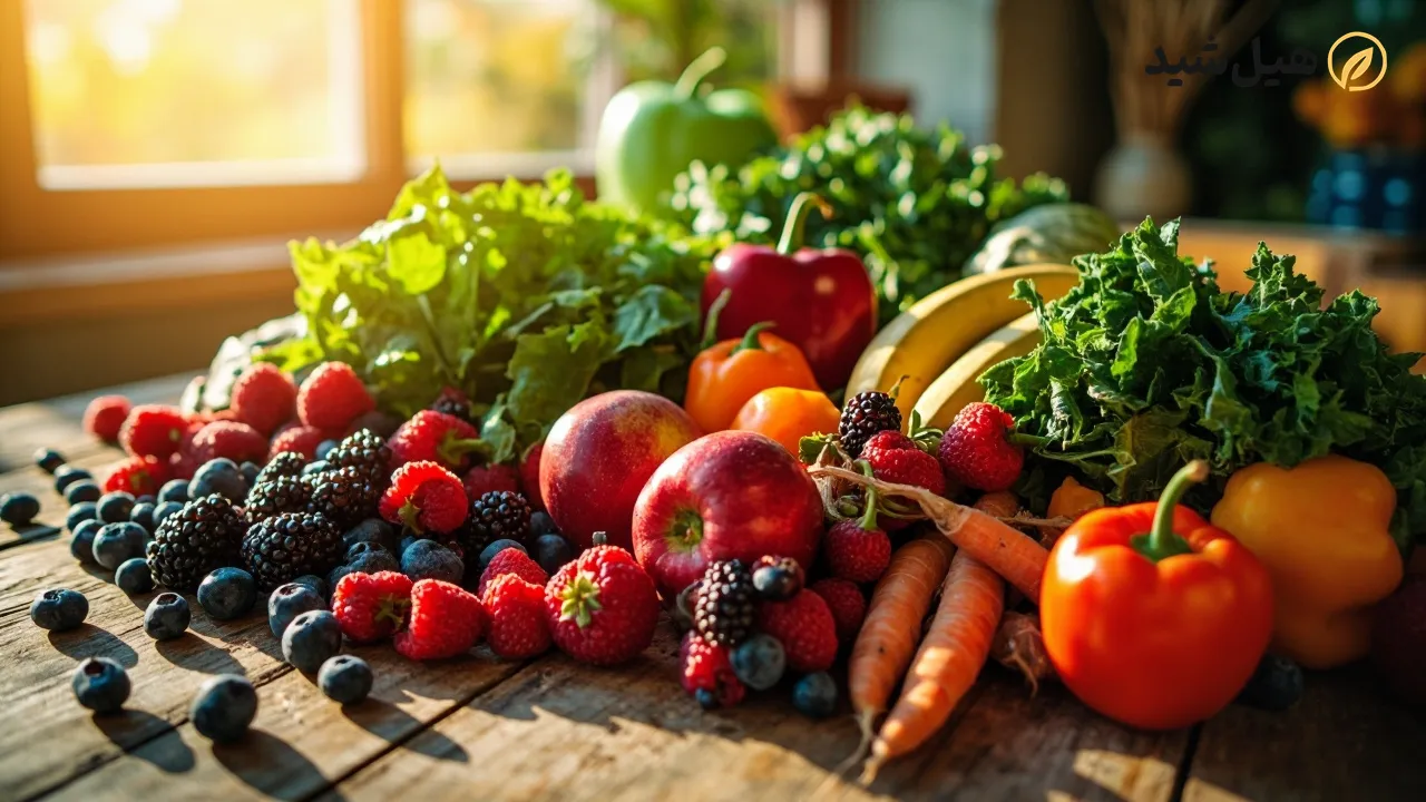 میوه‌ها و سبزیجات سرشار از آنتی‌اکسیدان برای معده