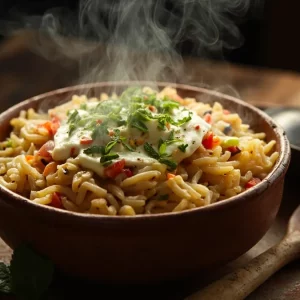 کاسه آش ترخینه گرم با کشک و نعناع داغ، غذای سنتی و سالم