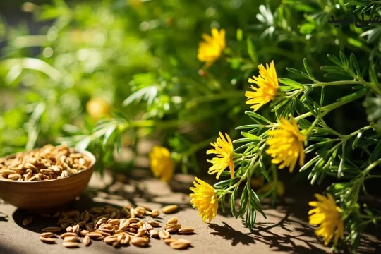 بوته رازیانه تازه و بذر خشک شده، خواص دارویی رازیانه