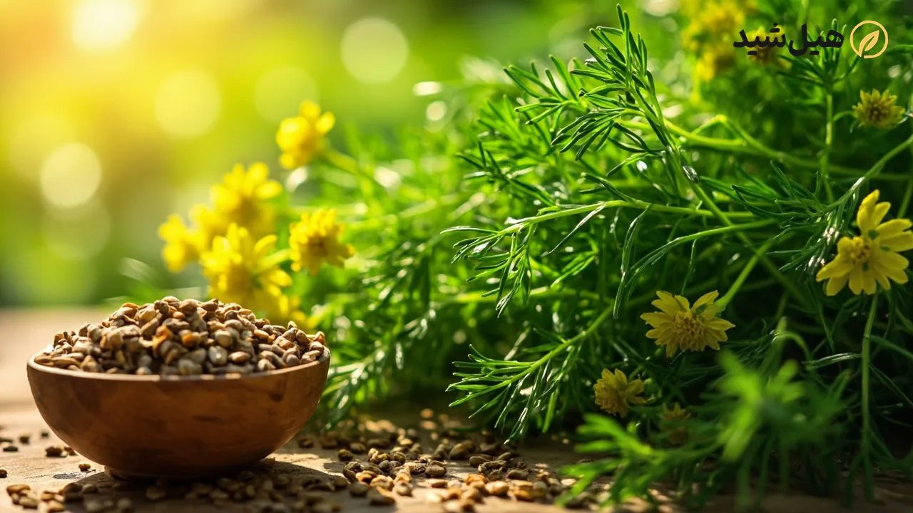 بوته رازیانه تازه و بذر خشک شده، خواص دارویی رازیانه