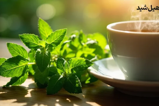 برگ‌های تازه بادرنجبویه و دمنوش آرامش‌بخش