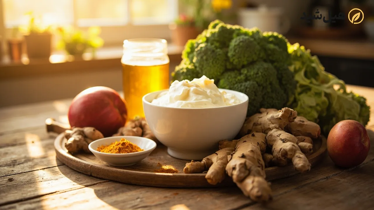 غذاهای شفابخش برای میکروب معده و هلیکوباکتر پیلوری