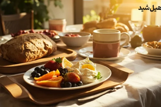 میز سحری سالم و مقوی در ماه رمضان