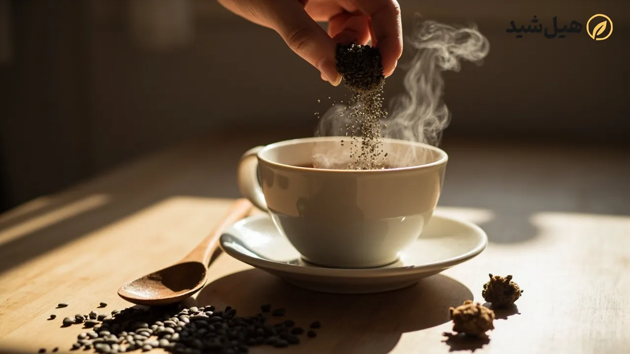 طریقه مصرف پودر هلیله سیاه