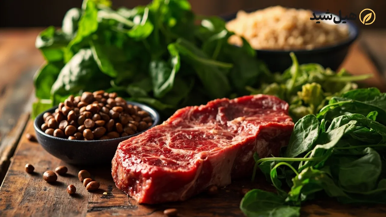 منابع غذایی غنی از آهن برای درمان کم خونی