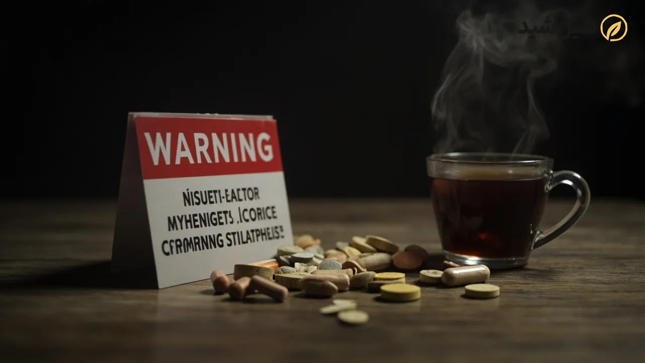 هشدار مصرف شیرین بیان با داروها