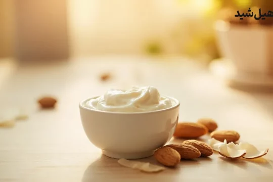 کاسه حریره بادام مغذی و سالم برای نوزاد و کودک