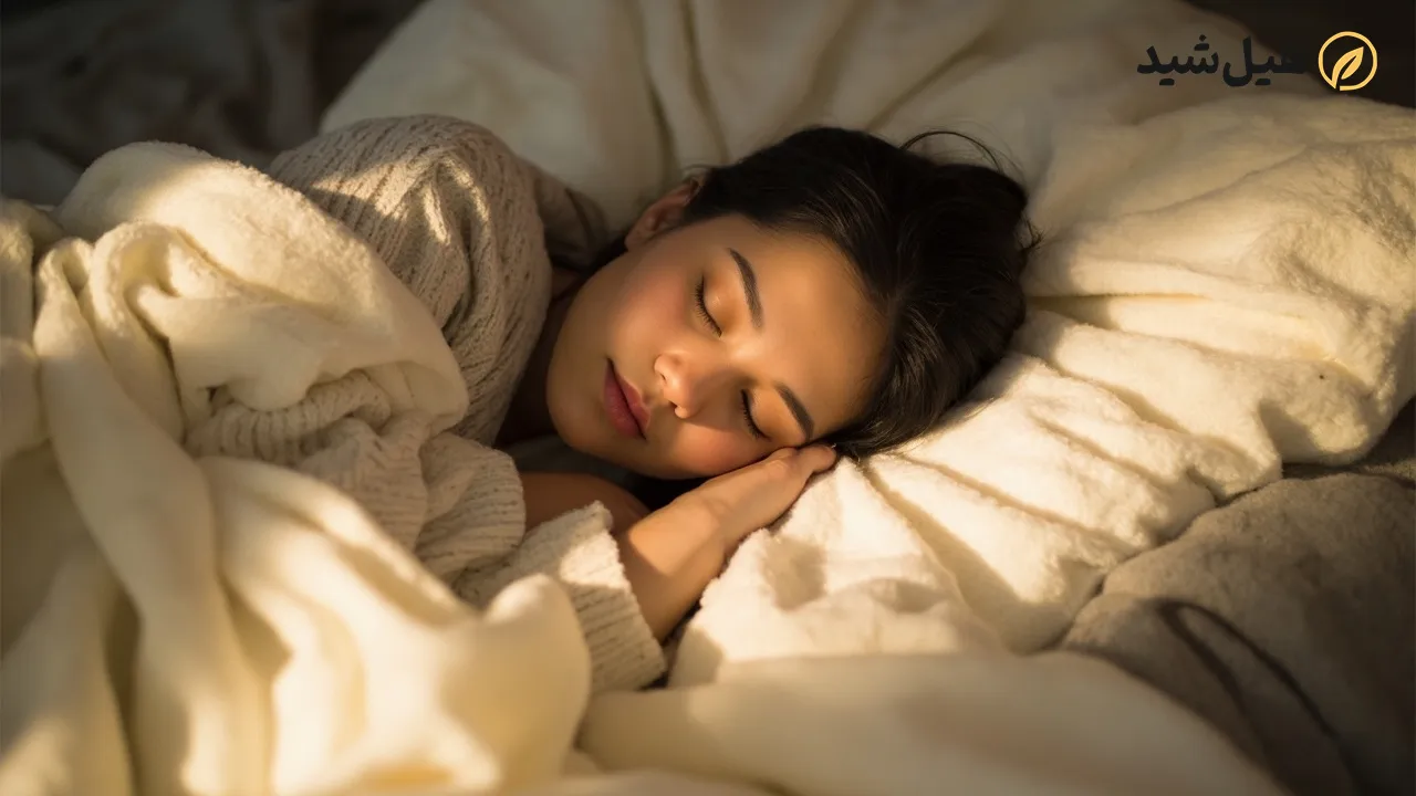 خواب آرام و عمیق، نمادی از تاثیر دانه خشخاش بر آرامش