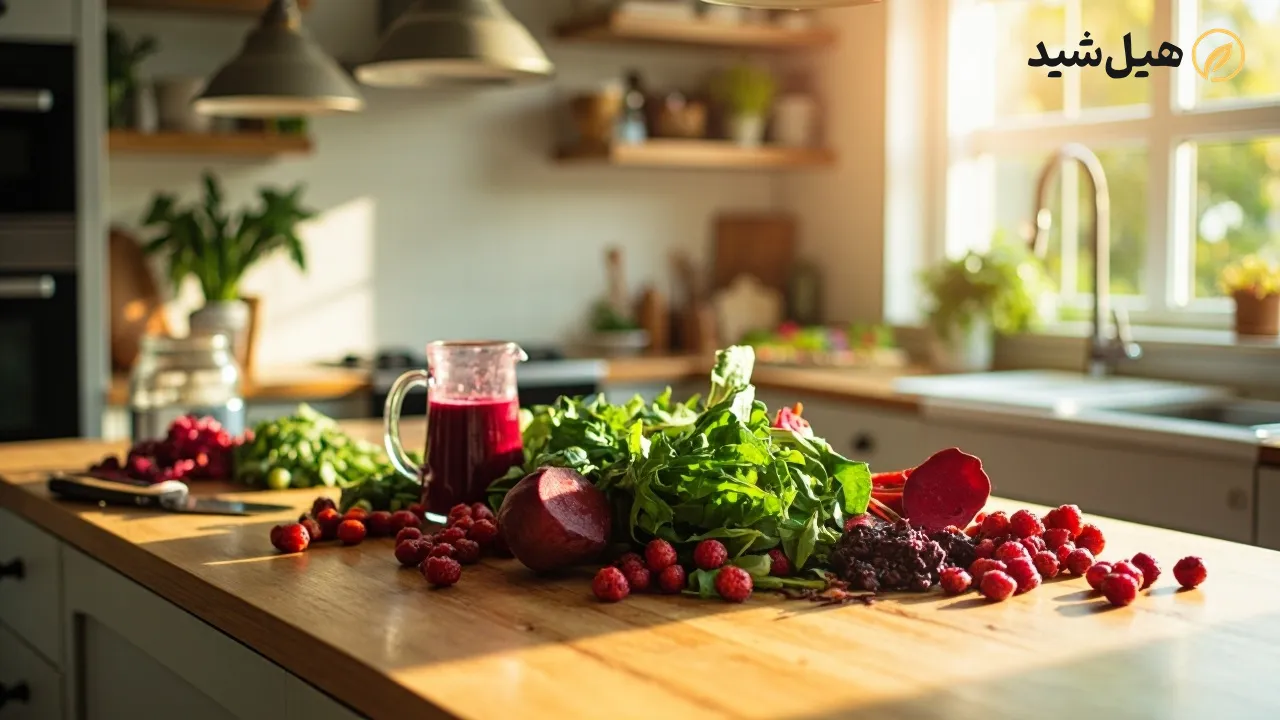 آماده سازی غذاهای خونساز در خانه