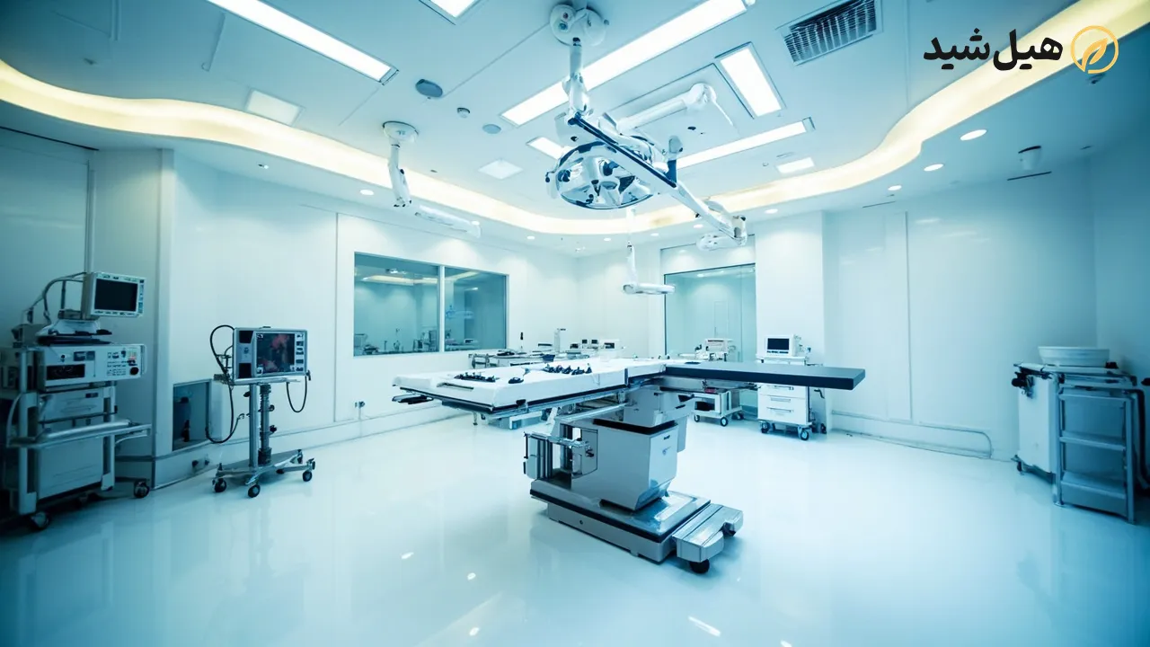 محیط اتاق عمل و آماده‌سازی برای جراحی ابدومینوپلاستی