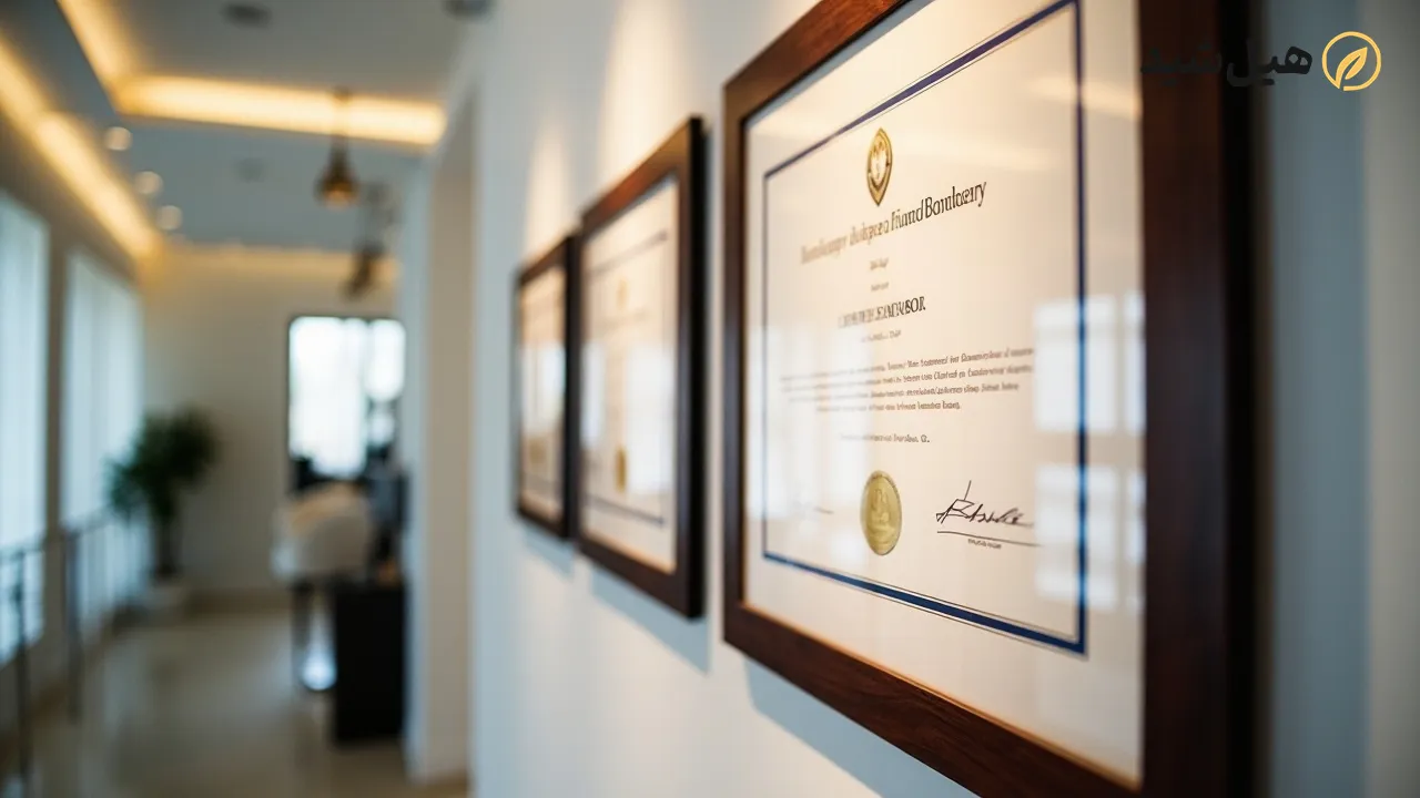 گواهینامه و تخصص جراح پلاستیک برای ابدومینوپلاستی