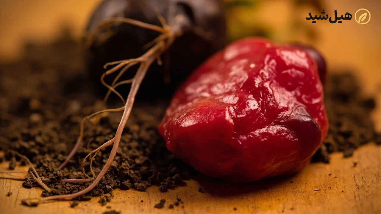 ترب سیاه و کبد سالم