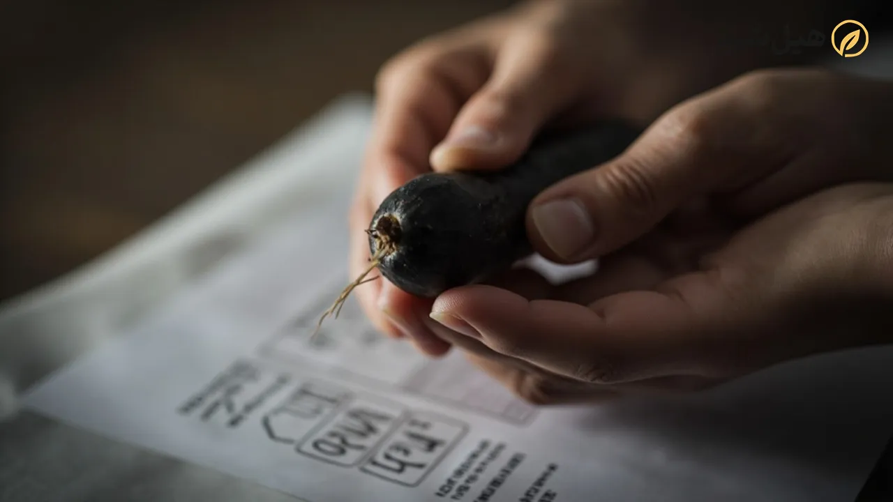 احتیاط در مصرف ترب سیاه