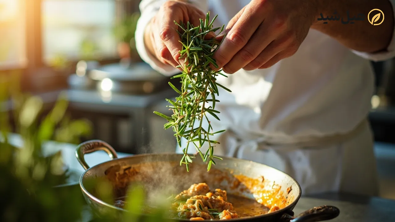 کاربرد رزماری تازه در آشپزی، طعم‌دهنده و مفید