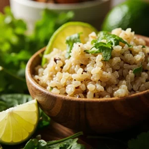 کاسه کینوا پخته شده با سبزیجات تازه و آووکادو، نمادی از رژیم غذایی سالم و مغذی