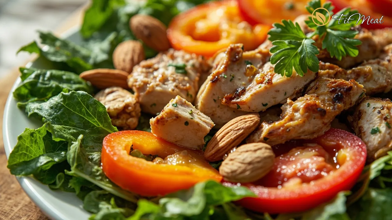 بشقاب غذای سالم و متعادل برای سلامت تیروئید